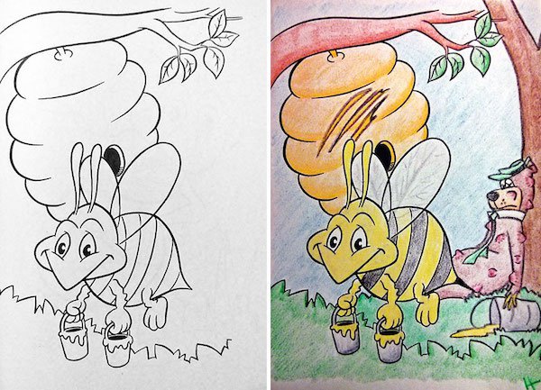 25 Corrupted coloring books are darkly brilliant!