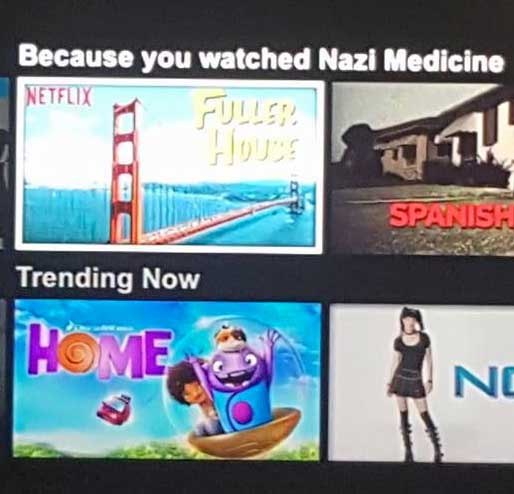 sport venue - Because you watched Nazi Medicine Netflix Spanish Trending Now Home No