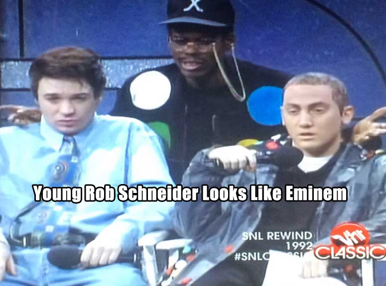 rob schneider eminem - Young Rob Schneider Looks Eminem Snl Rewind Ciassic