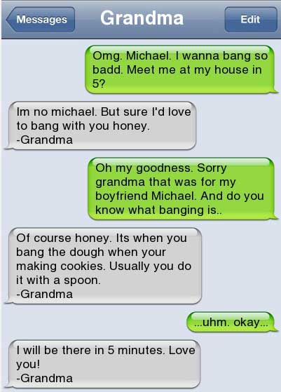 13 Hilarious examples of Grandmas Texting