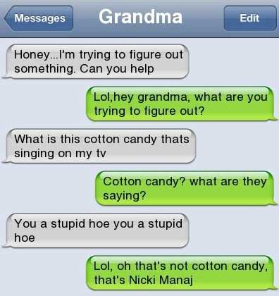 13 Hilarious examples of Grandmas Texting