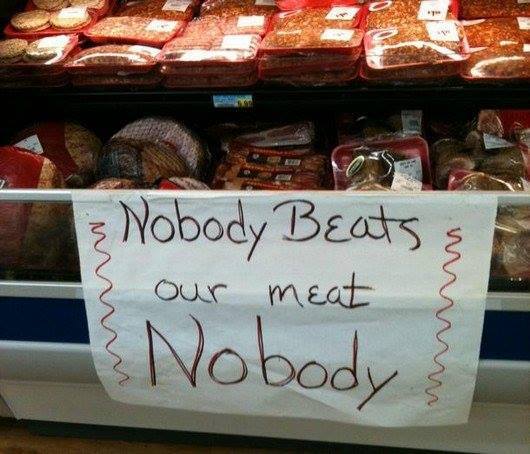 no one beats our meat memes - Nobody Beats { our meat & Nobody
