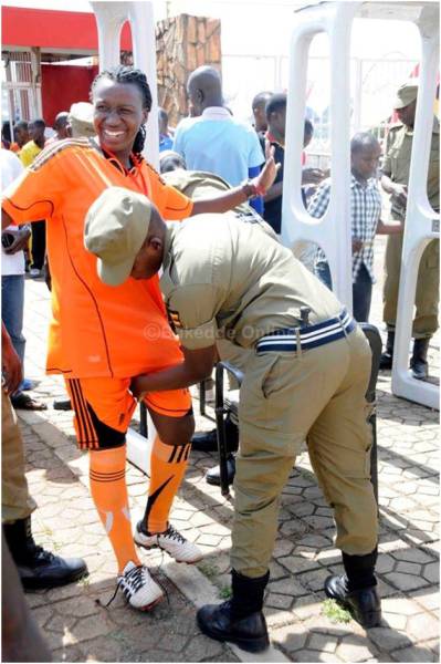 The Security In Uganda Doesn’t Joke Around When It Comes To Searching Female Football Fans