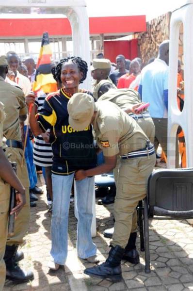 The Security In Uganda Doesn’t Joke Around When It Comes To Searching Female Football Fans