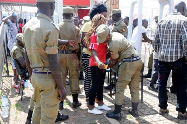 The Security In Uganda Doesn’t Joke Around When It Comes To Searching Female Football Fans