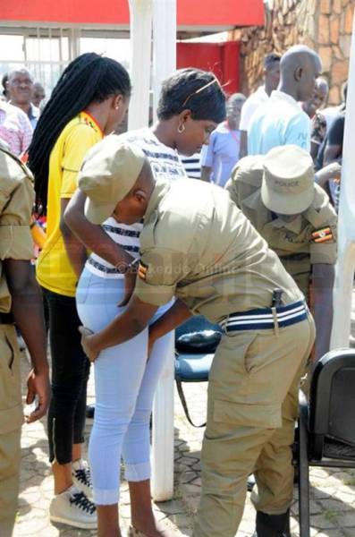 The Security In Uganda Doesn’t Joke Around When It Comes To Searching Female Football Fans