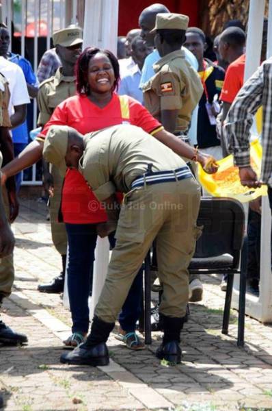 The Security In Uganda Doesn’t Joke Around When It Comes To Searching Female Football Fans