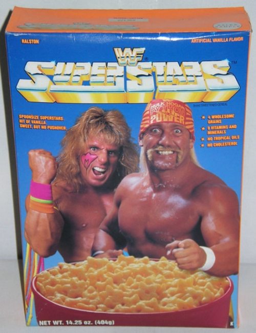 wwf cereal - Ralston Artificial Manilla Flavor Spoonseze Superstars Wide Tanta Brains Vitamins And Minerals No Tropical Oils Me Cholesterol Net Wt. 14.25 oz. 4049