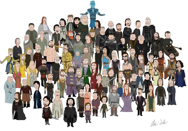 Game Of Thrones Characters Drawn Perfectly -