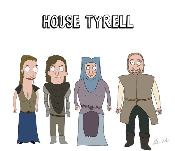 Game Of Thrones Characters Drawn Perfectly -