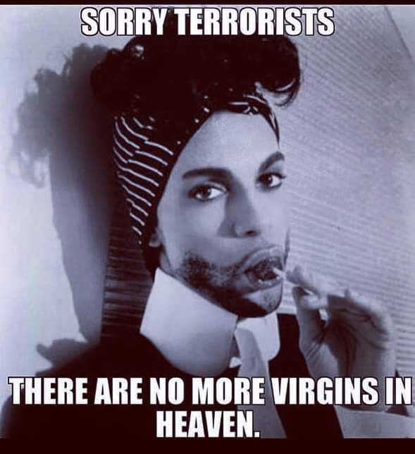 meme - guinness storehouse - Sorry Terrorists There Are No More Virgins In Heaven.