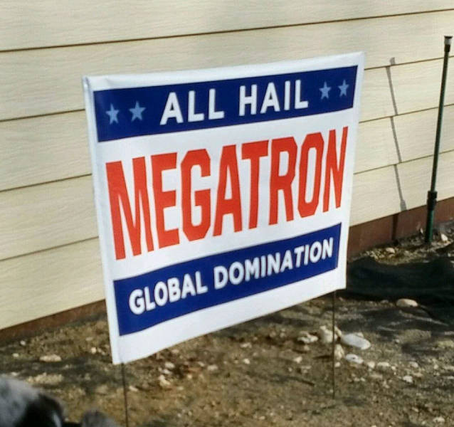 banner - All Hail Megatron Global Domination