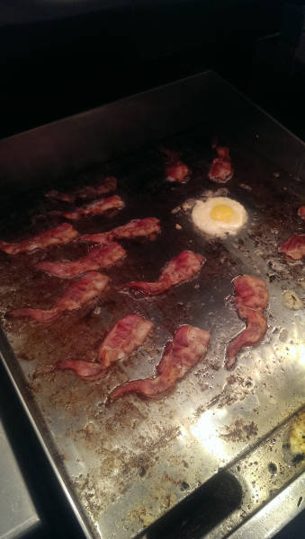 bacon sperm and eggs