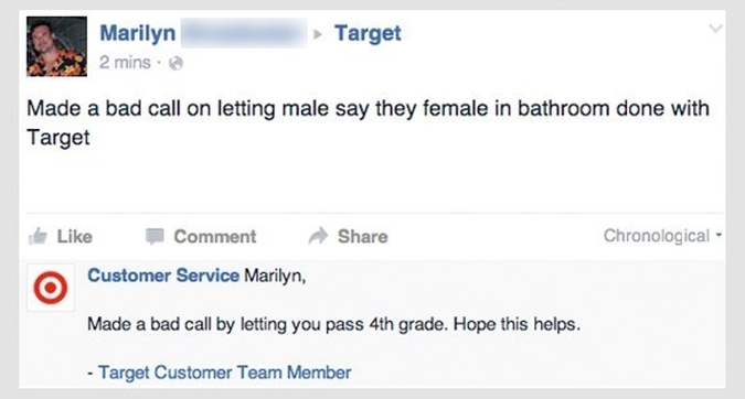 A Fake Target Customer Service Rep Is Hilariously Trolling Transphobes