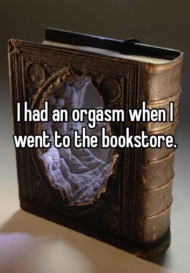 carved book - I had an orgasm when went to the bookstore.