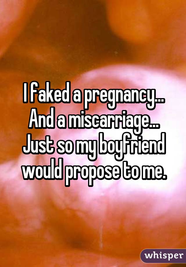 20 Shocking Reasons Women Faked Being Pregnant