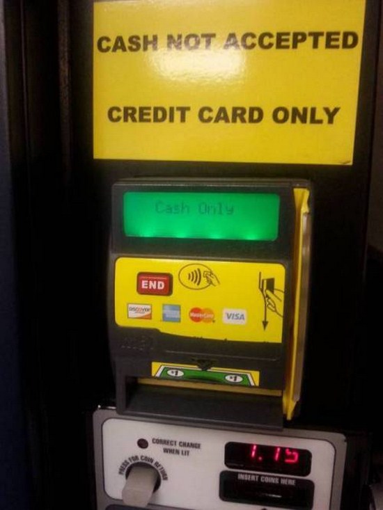 electronics - Cash Not Accepted Credit Card Only Cash Only End Conect Change 153