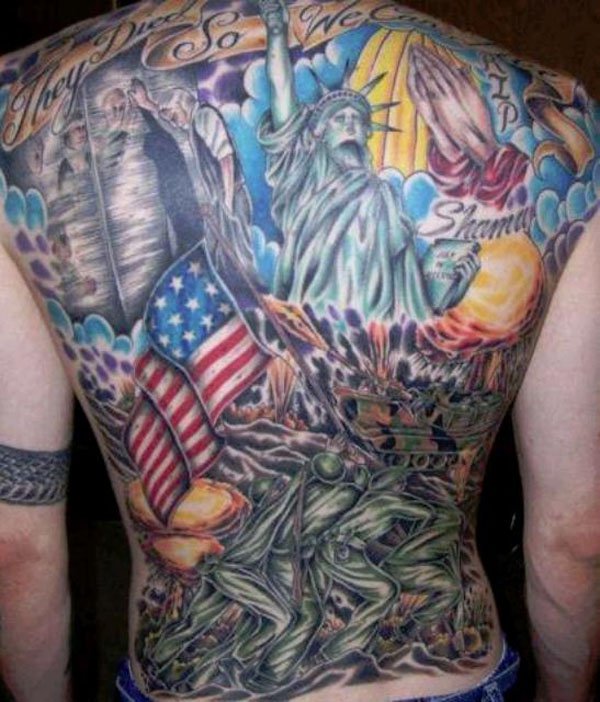 32 Badass Tattoos On Patriotic Americans