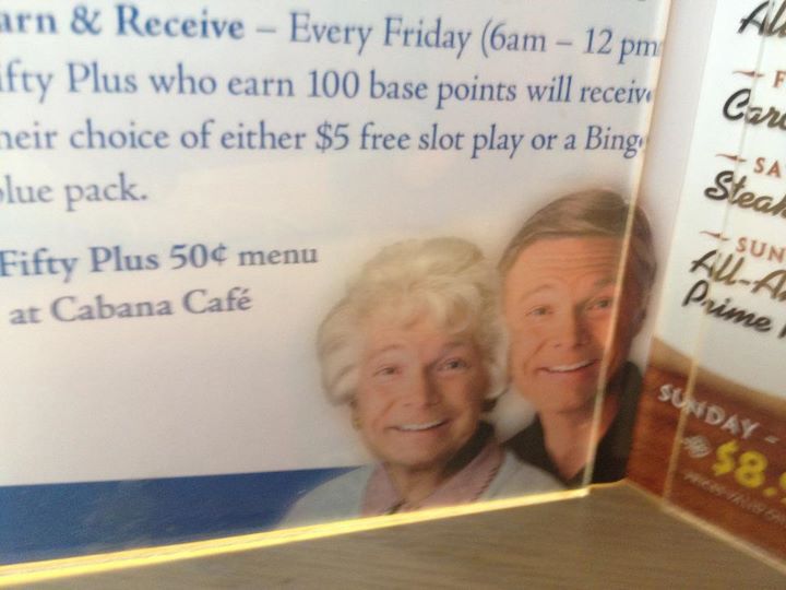 ferenc szony reno nv - Care arn & Receive Every Friday 6am 12 pm ifty Plus who earn 100 base points will receive meir choice of either $5 free slot play or a Bing lue pack. Fifty Plus 50 menu at Cabana Caf Sun 4 Nday