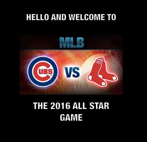 chicago cubs - Hello And Welcome To Mlb Ubs vs. The 2016 All Star Game