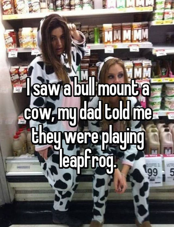 halloween costumes best friends - Mmmmm Isaw abll mount a 7 cow, my dad told me