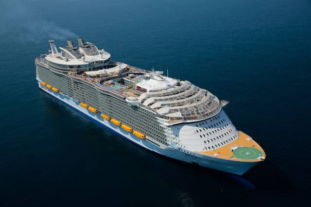After a build time of 32 months, Harmony of the Seas first set sail on 15 May 2016 from the STX France docks in Saint-Nazaire. The ship's maiden voyage departed from Southampton on 29 May and arrived at its summer home port of Barcelona on 5 June. Harmony of the Seas has 2,747 staterooms to accommodate over 5,479 guests and 2,100 crew members.