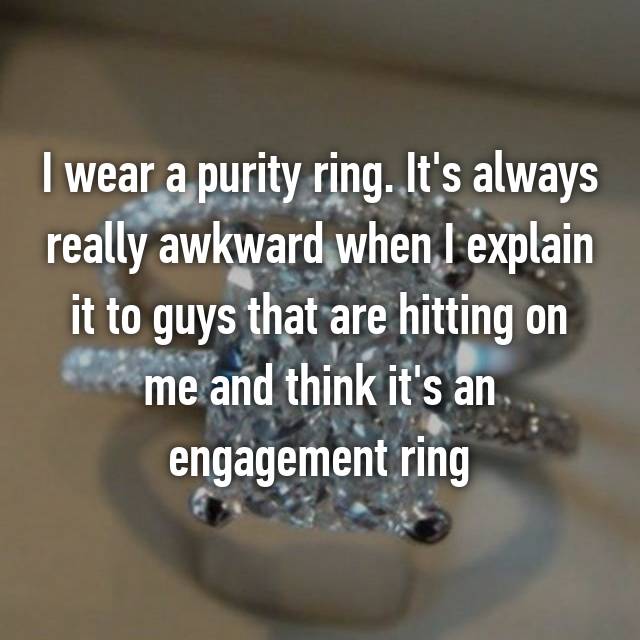 21 Surprising Confessions From People Who Wear Purity Rings!