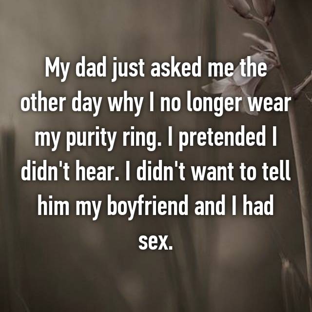 21 Surprising Confessions From People Who Wear Purity Rings!