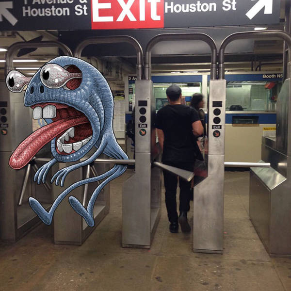 30 Insane Creatures Riding The Subway!