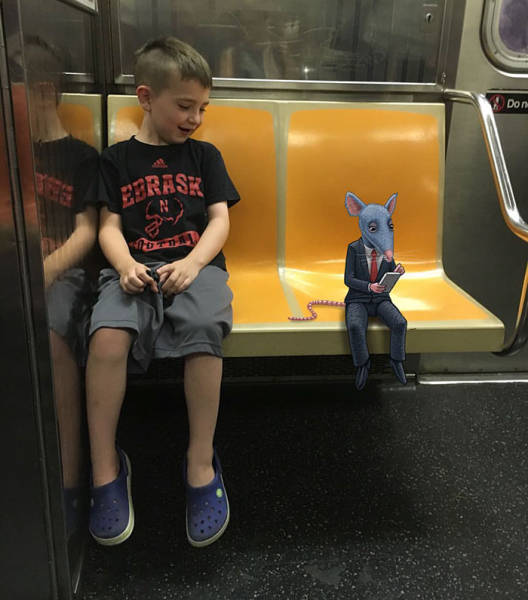 30 Insane Creatures Riding The Subway!