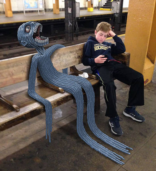 30 Insane Creatures Riding The Subway!