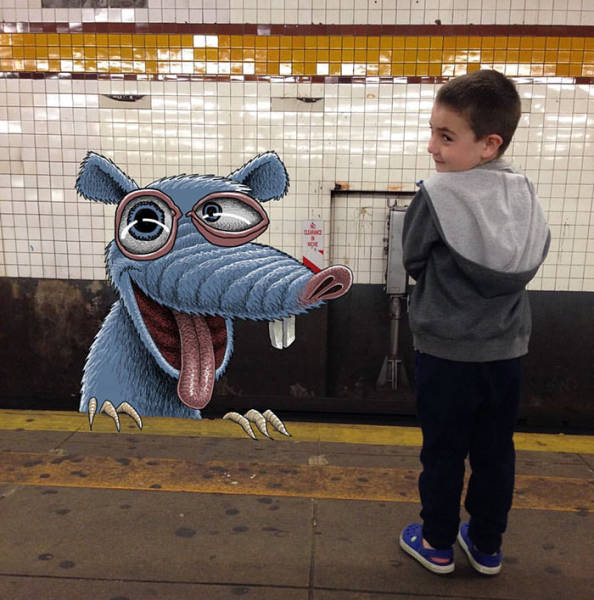 30 Insane Creatures Riding The Subway!