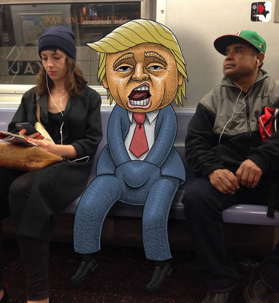 30 Insane Creatures Riding The Subway!