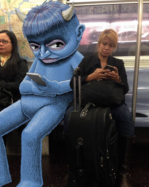 30 Insane Creatures Riding The Subway!