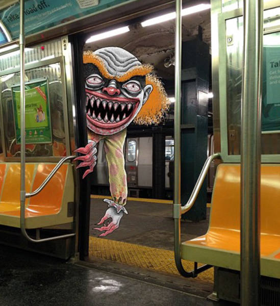 30 Insane Creatures Riding The Subway!