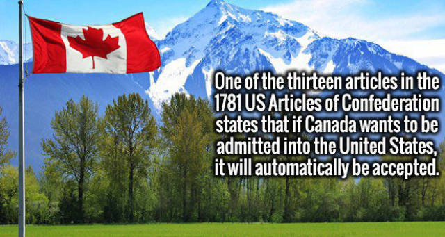 memphis mountains - One of the thirteen articles in the 1781 Us Articles of Confederation states that if Canada wants to be admitted into the United States, it will automatically be accepted.