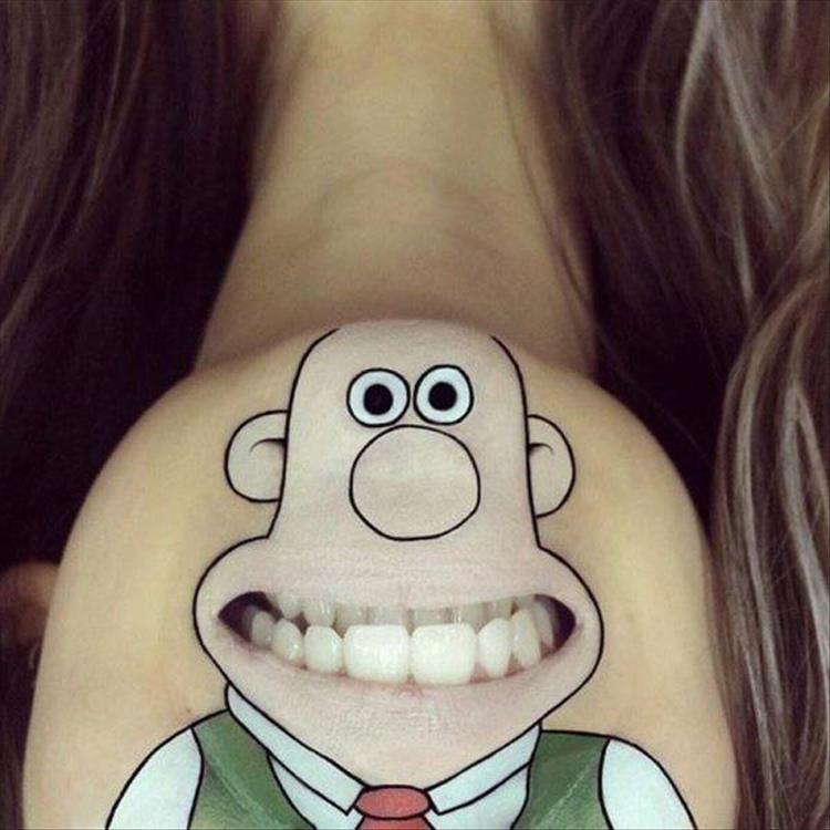 random pic wallace and gromit face paint - 08