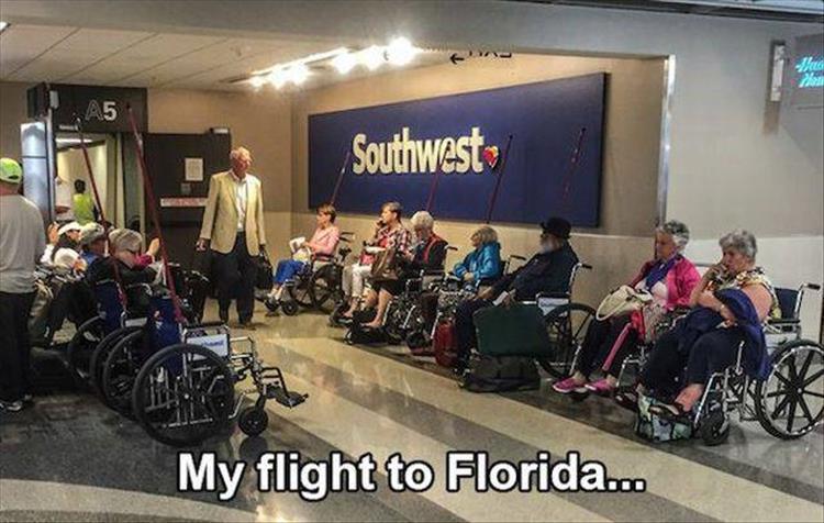 random pic wheelchair - Southwest My flight to Florida...