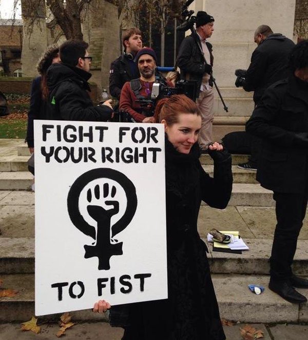 random pic protest - Fight For Your Right To Fist