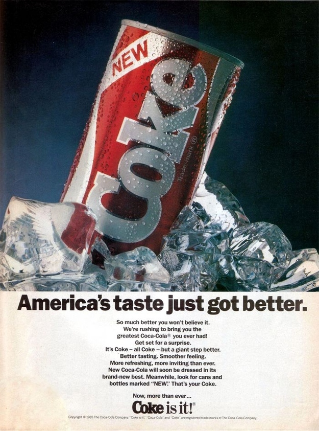 New Coke-OK Soda was the brainchild of marketing executive Sergio Zyman, the marketing man behind Coca-Cola’s biggest product flop, New Coke.