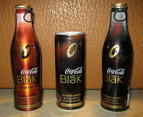 Coca Cola Blak-It’s the coffee-flavored soda pop! Now you can truly and honestly never sleep in your life ever again