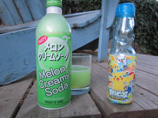 Melon creamy soda