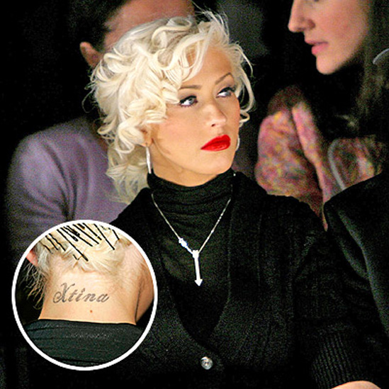 fail christina aguilera tattoo