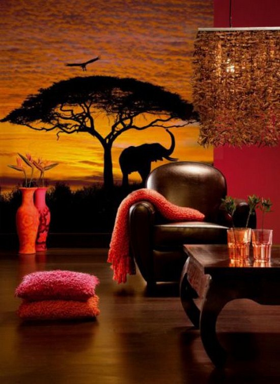 architecture african sunset bedroom