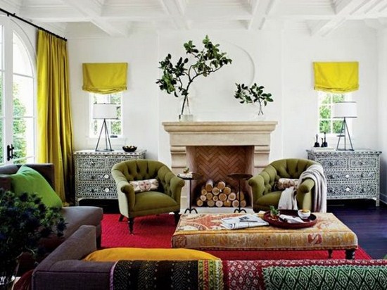 architecture cottage style living room