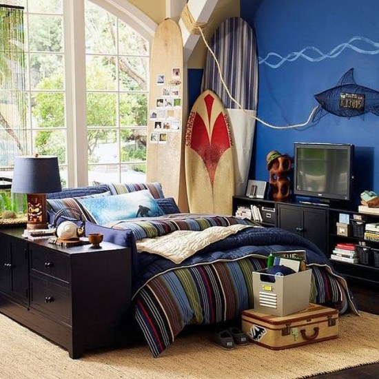 architecture surfing boys bedroom room