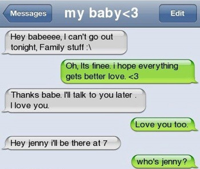 19 Caught Cheating Text Messages That Are Painfully Awkward -
