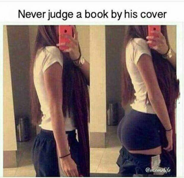 clothes too big meme - Never judge a book by his cover