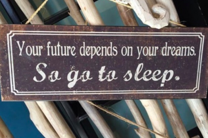 your future depends on your dreams so go to sleep quote - Your future depends on your dreams. Se go to sleep.