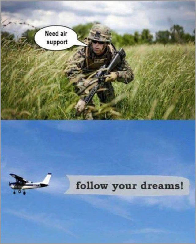 need air support - Need air support your dreams!